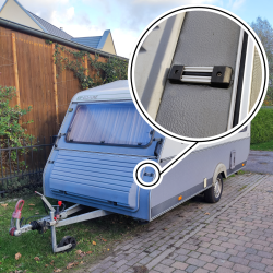 Endekappe til campingvognsrørliste, der passer til KIP