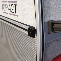 End cap for caravan piping strip suitable for KIP